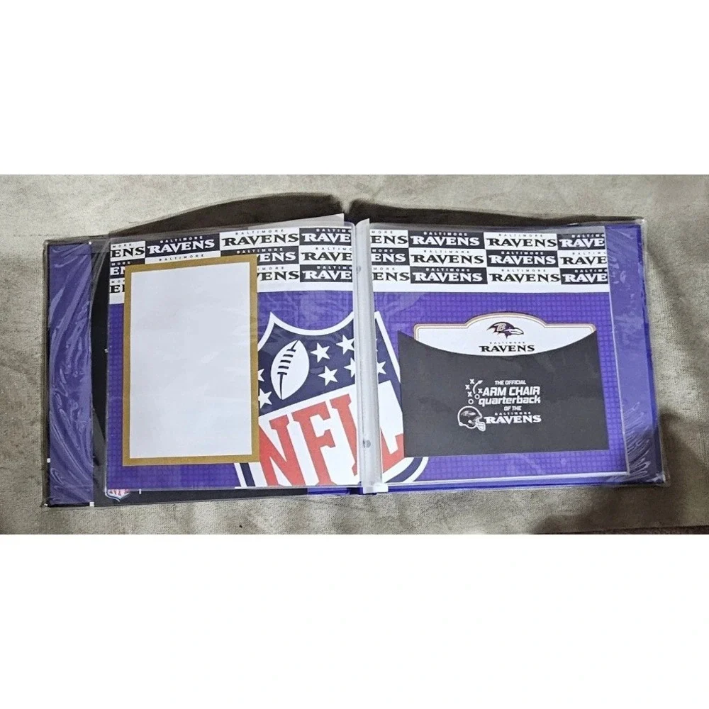 NFL Baltimore Ravens Scrapbook Complete Kit 8x8 12 Pages C.R. Gibson New